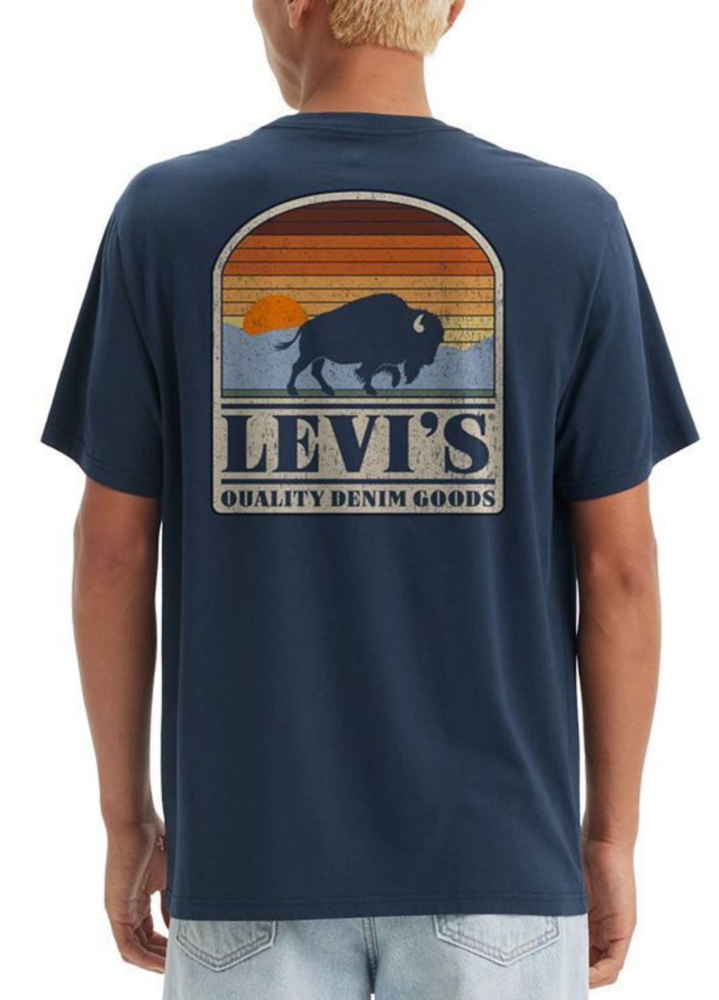 Темно-синяя футболка Levi's