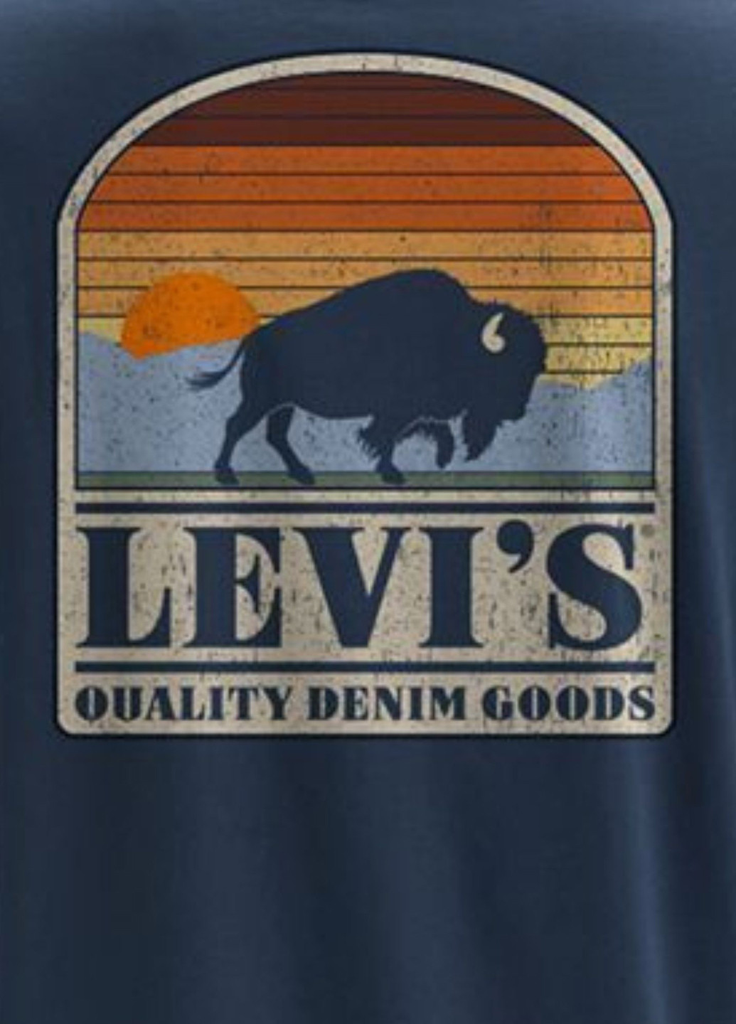 Темно-синяя футболка Levi's