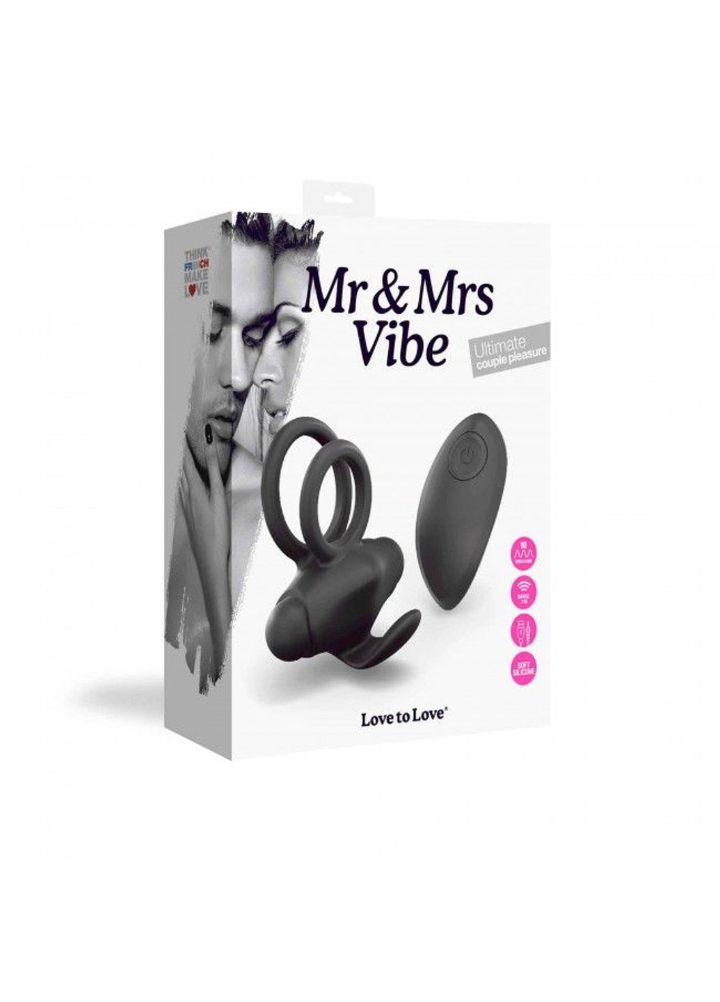 Ерекційне віброкільце Mr & Mrs VIBE з пультом д/в Love To Love (255073281)