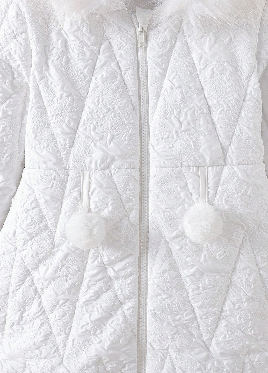 Біла демісезонна куртка SHEIN