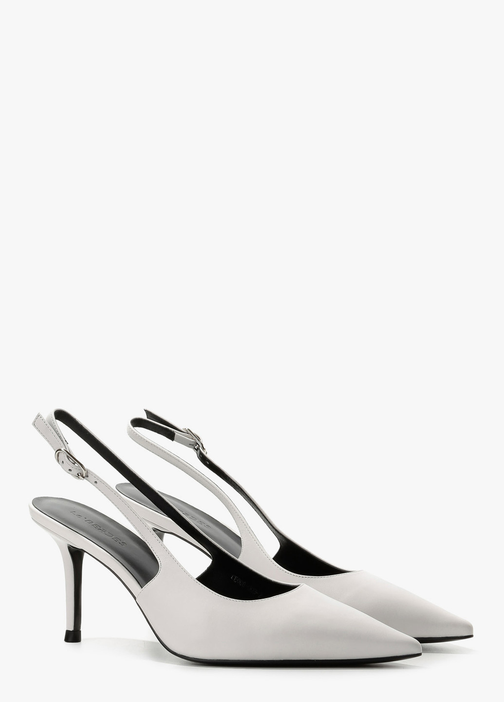 Le'BERDES Туфли слингбеки белый з натуральная кожа, украина — лето (322646240)