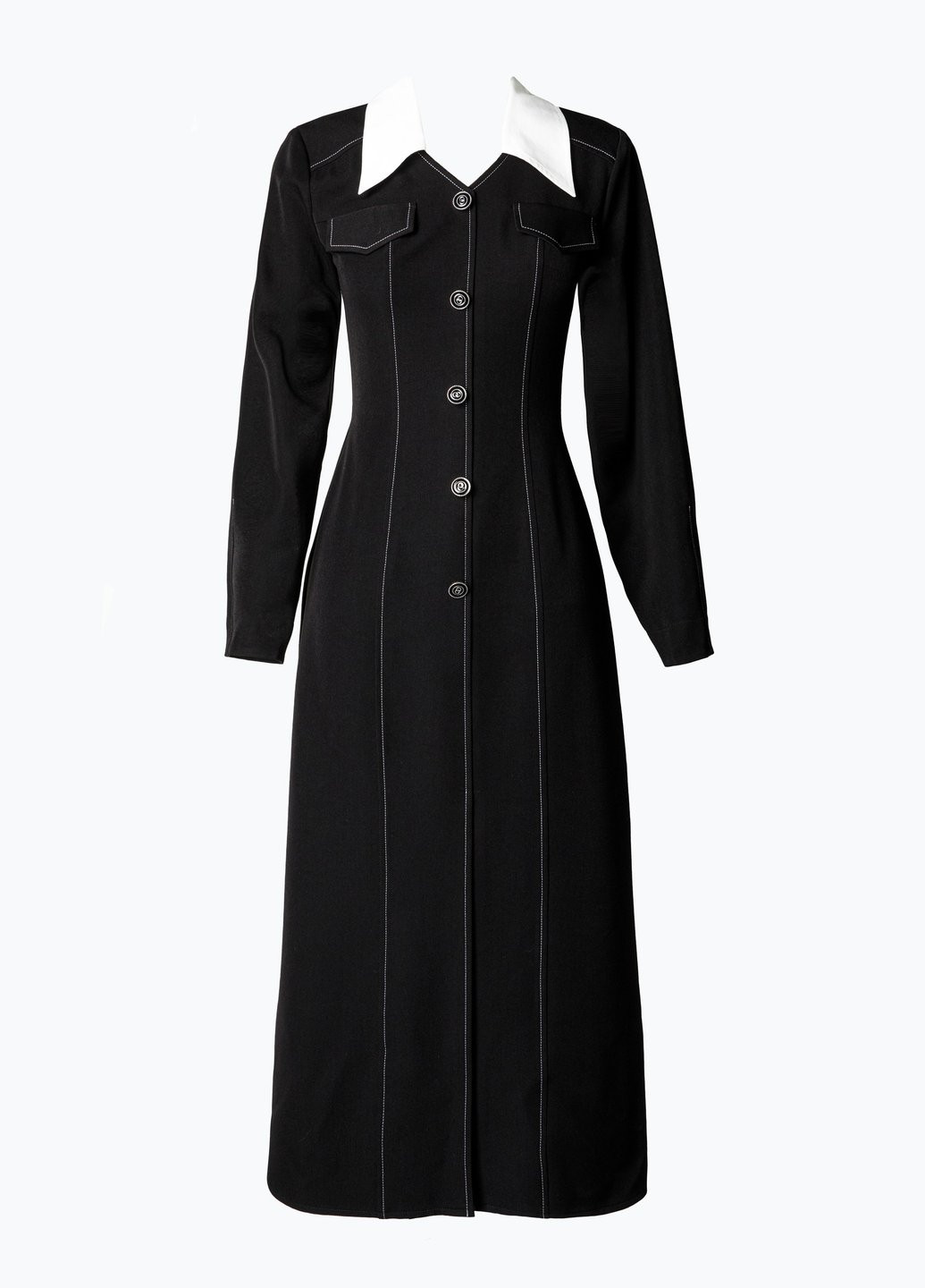 Чорна кежуал сукня а-силует Gepur однотонна