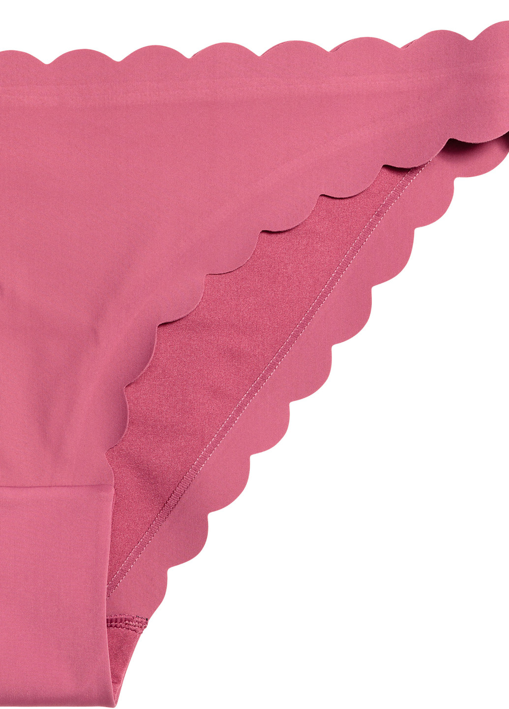 Темно-розовые купальные трусики-плавки однотонные H&M