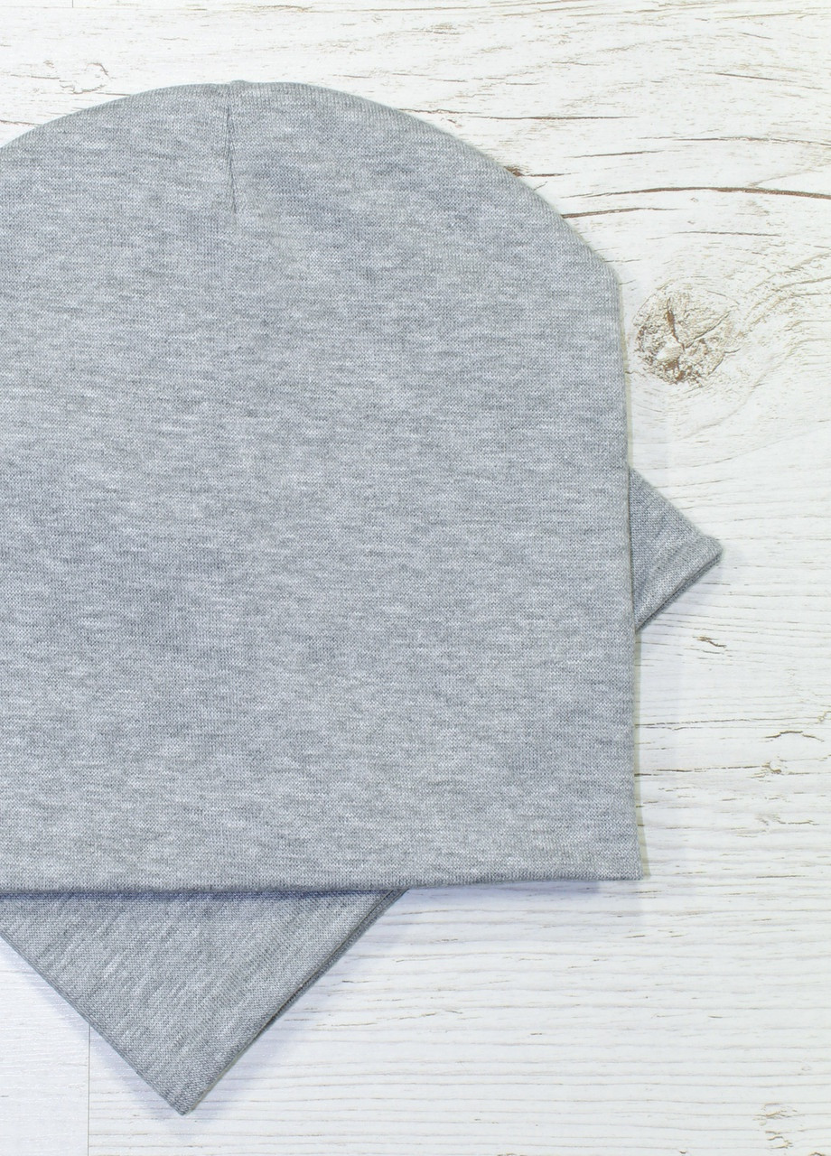 Дитяча шапка з хомутом КАНТА розмір 48-52, сірий (OC-246) Канта (212242508)