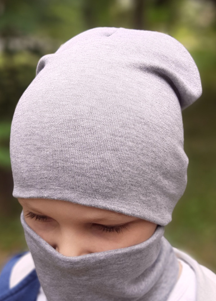 Дитяча шапка з хомутом КАНТА розмір 48-52, сірий (OC-246) Канта (212242508)