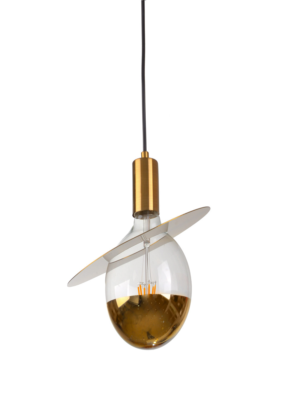 Люстра подвес на 1 лампочку BR-01 654S/1 E27 G Brille (251891803)