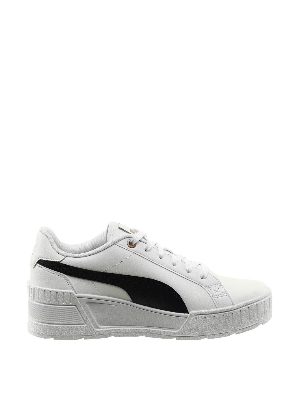 Кросівки 39098502 Puma Karmen Wedge White- Black-Gold чорно-білі демісезони (269540302)