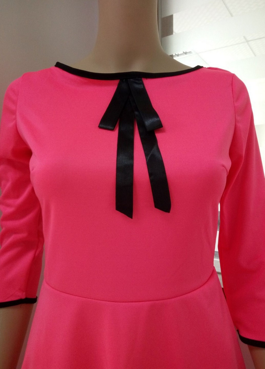 Рожева повсякденний плаття No Brand однотонна