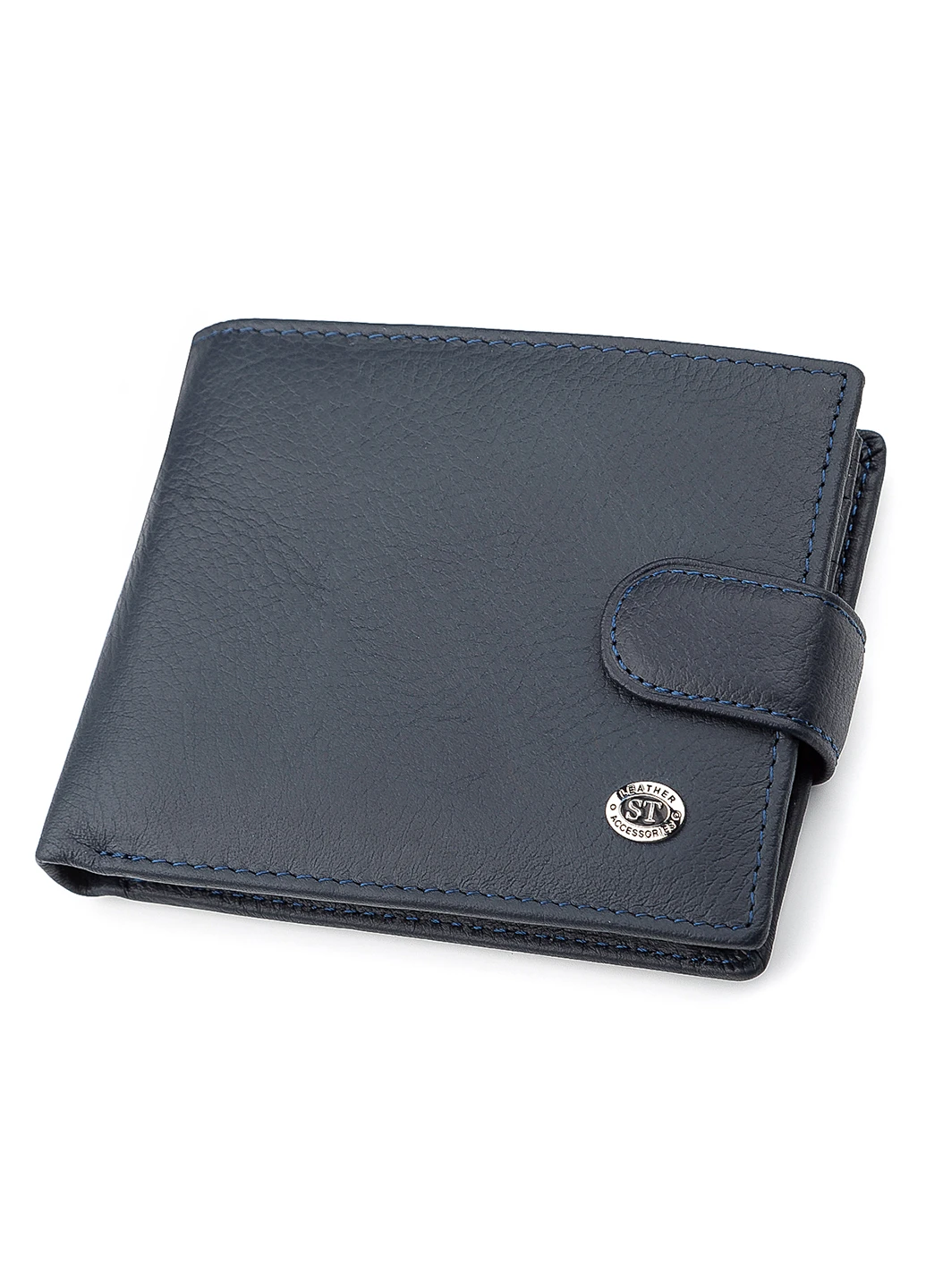 Чоловічий шкіряний гаманець 12,5х10х3 см st leather (252128781)