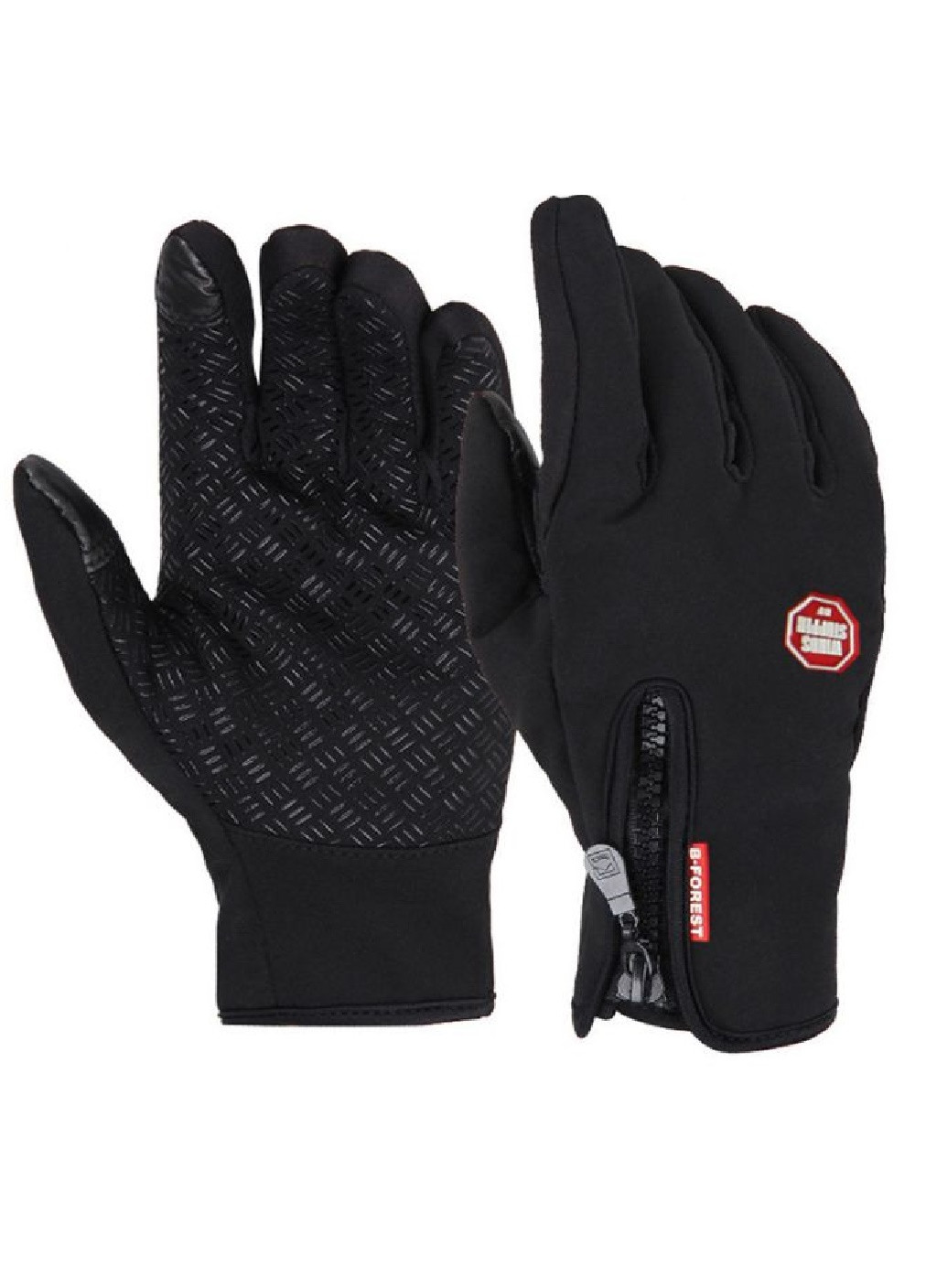 Зимние непродуваемые велосипедные лыжные перчатки спортивные сенсорные (472775-Prob) XХL Чёрные Francesco Marconi (250351220)