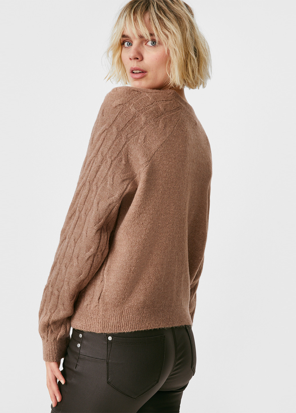 Коричневый демисезонный пуловер пуловер C&A