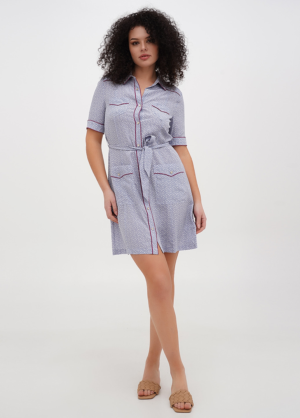 Блакитна кежуал сукня Coach зірки