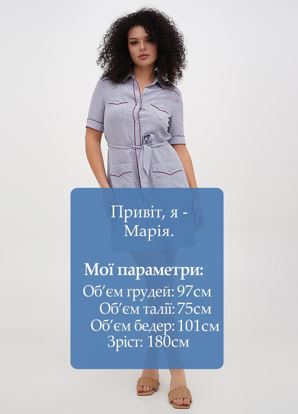 Блакитна кежуал сукня Coach зірки