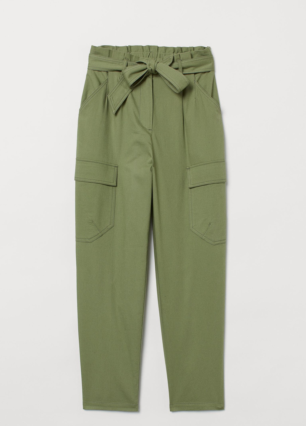 Зеленые демисезонные брюки H&M