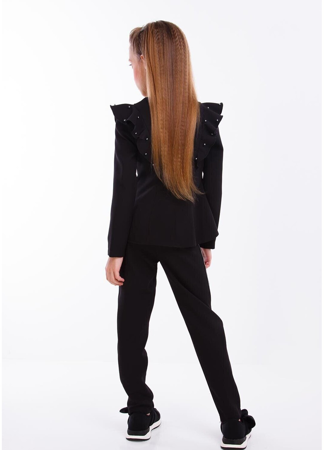 Черные демисезонные брюки Sofia Shelest