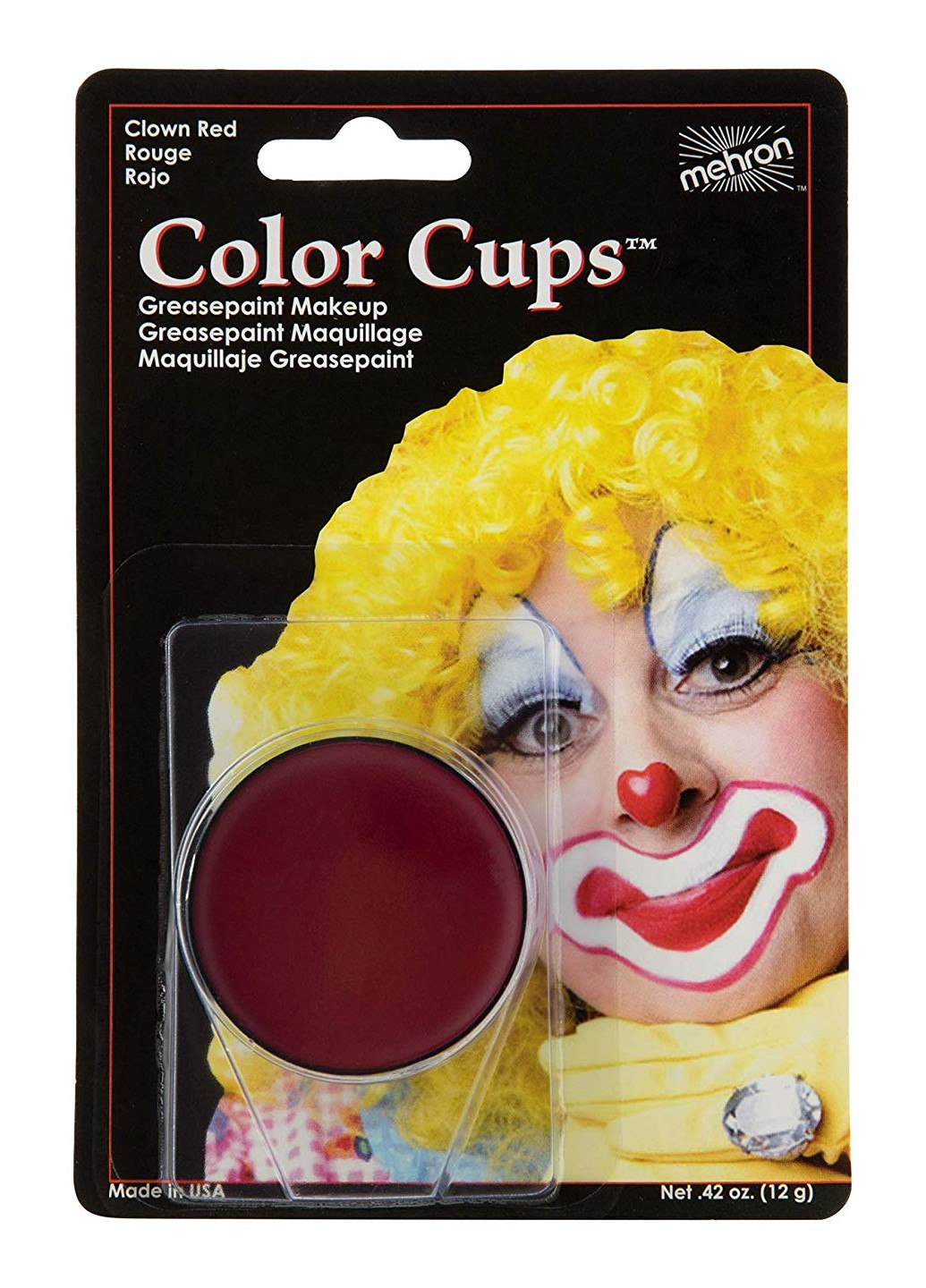 Кремовый грим Color Cups, Red (Красный), 12 г Mehron (205593235)