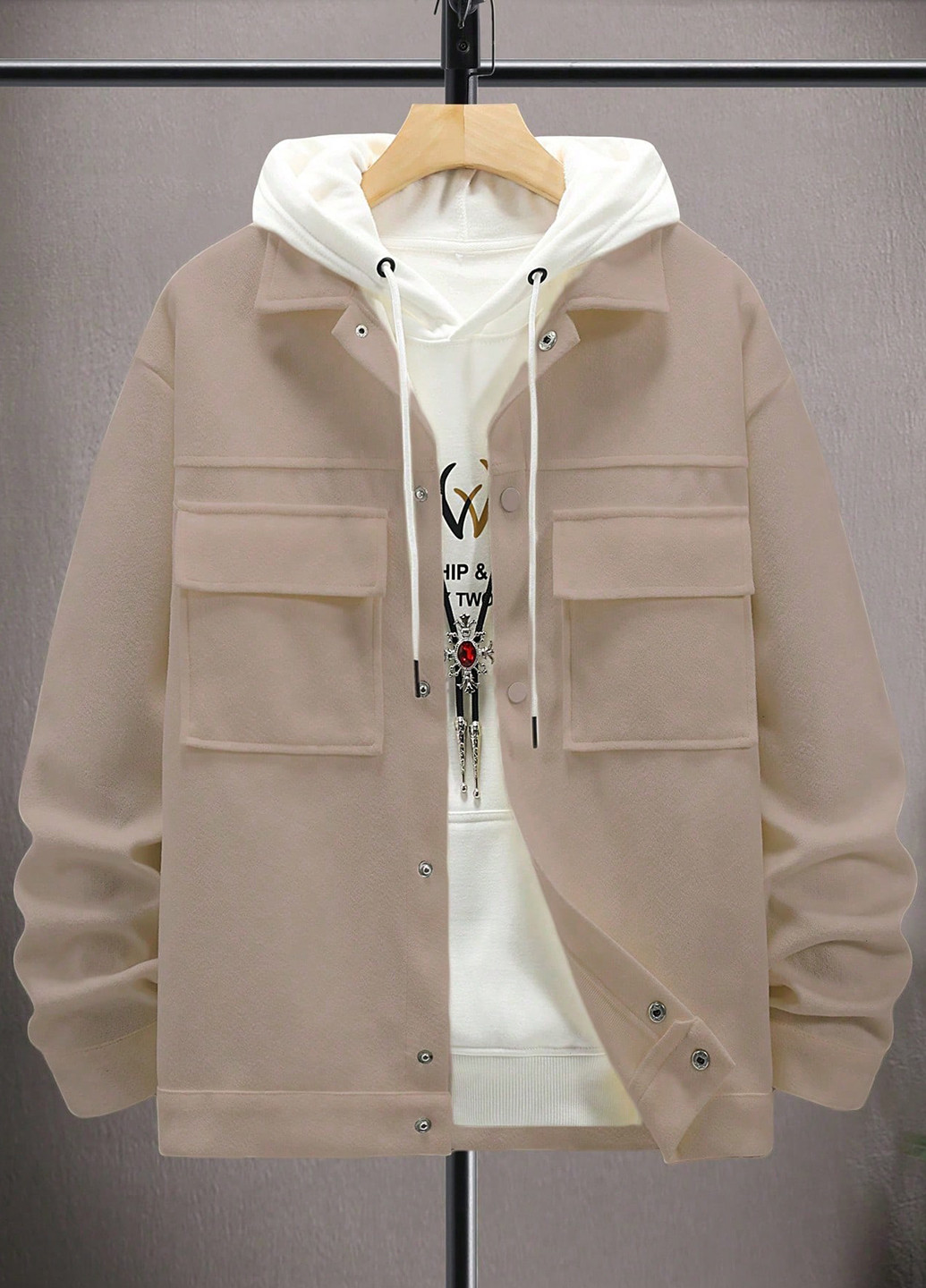 Куртка-сорочка SHEIN (331623900)