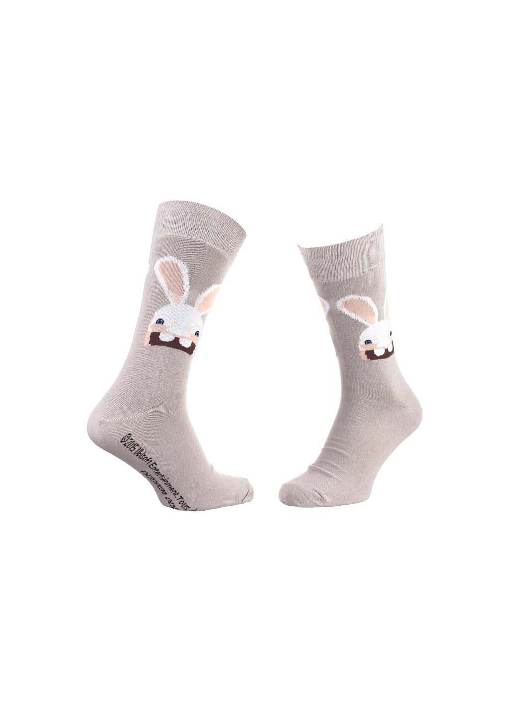 Бежеві шкарпетки Rabbids Invasion (253679050)