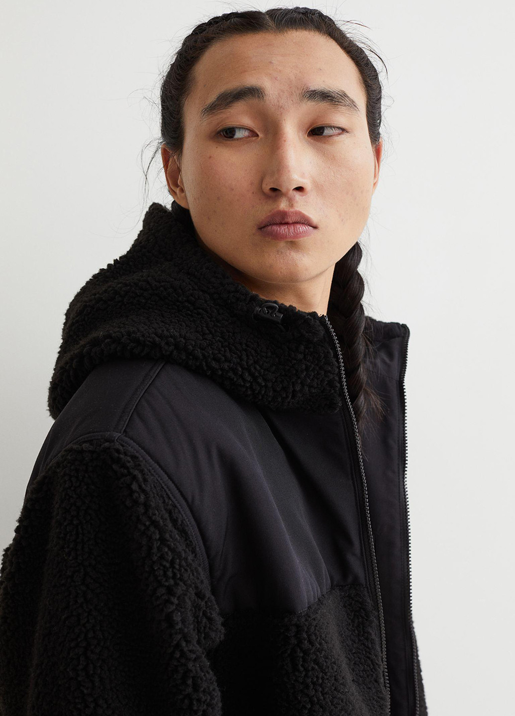 Чорна демісезонна куртка H&M