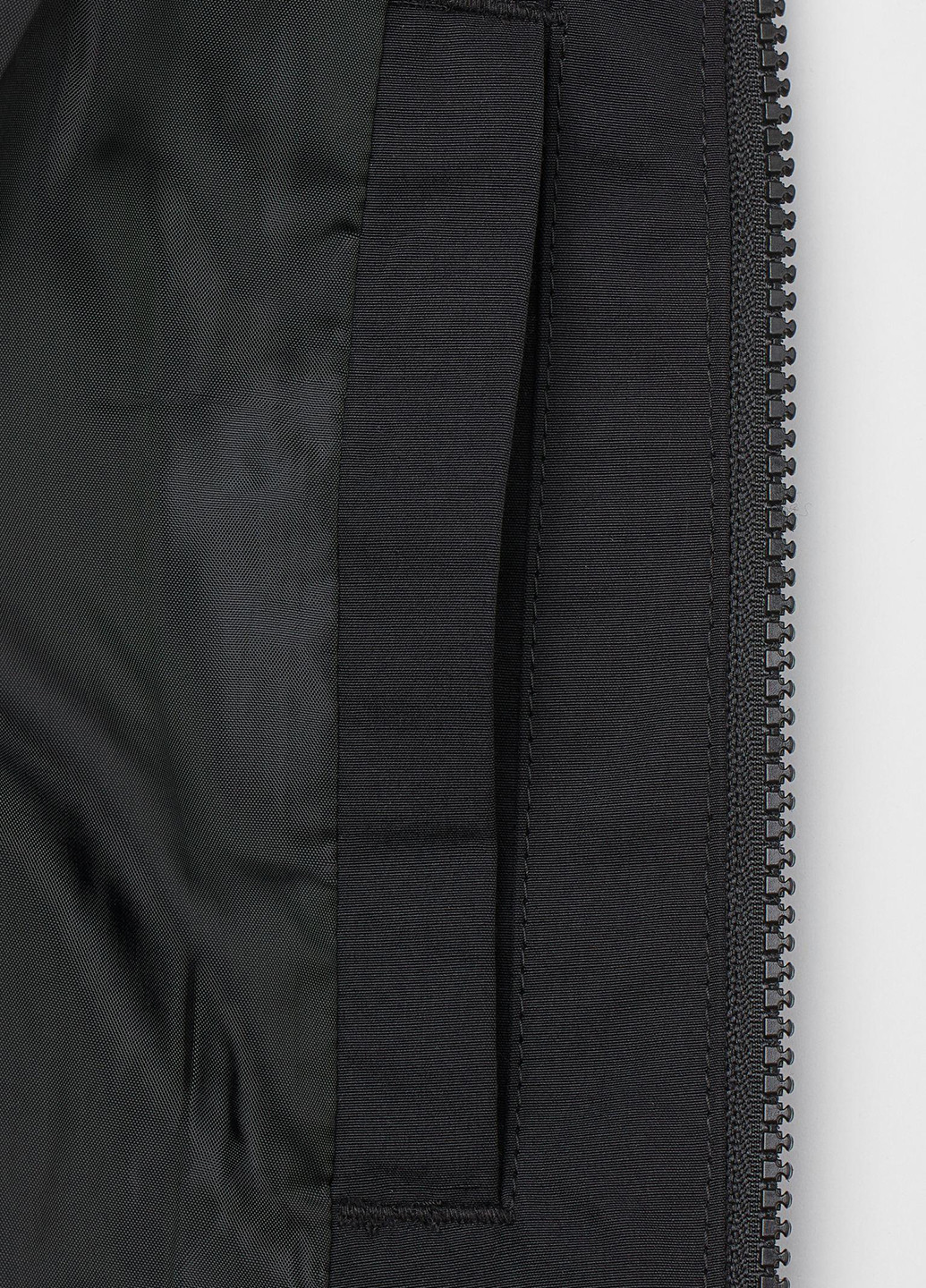 Чорна демісезонна куртка H&M