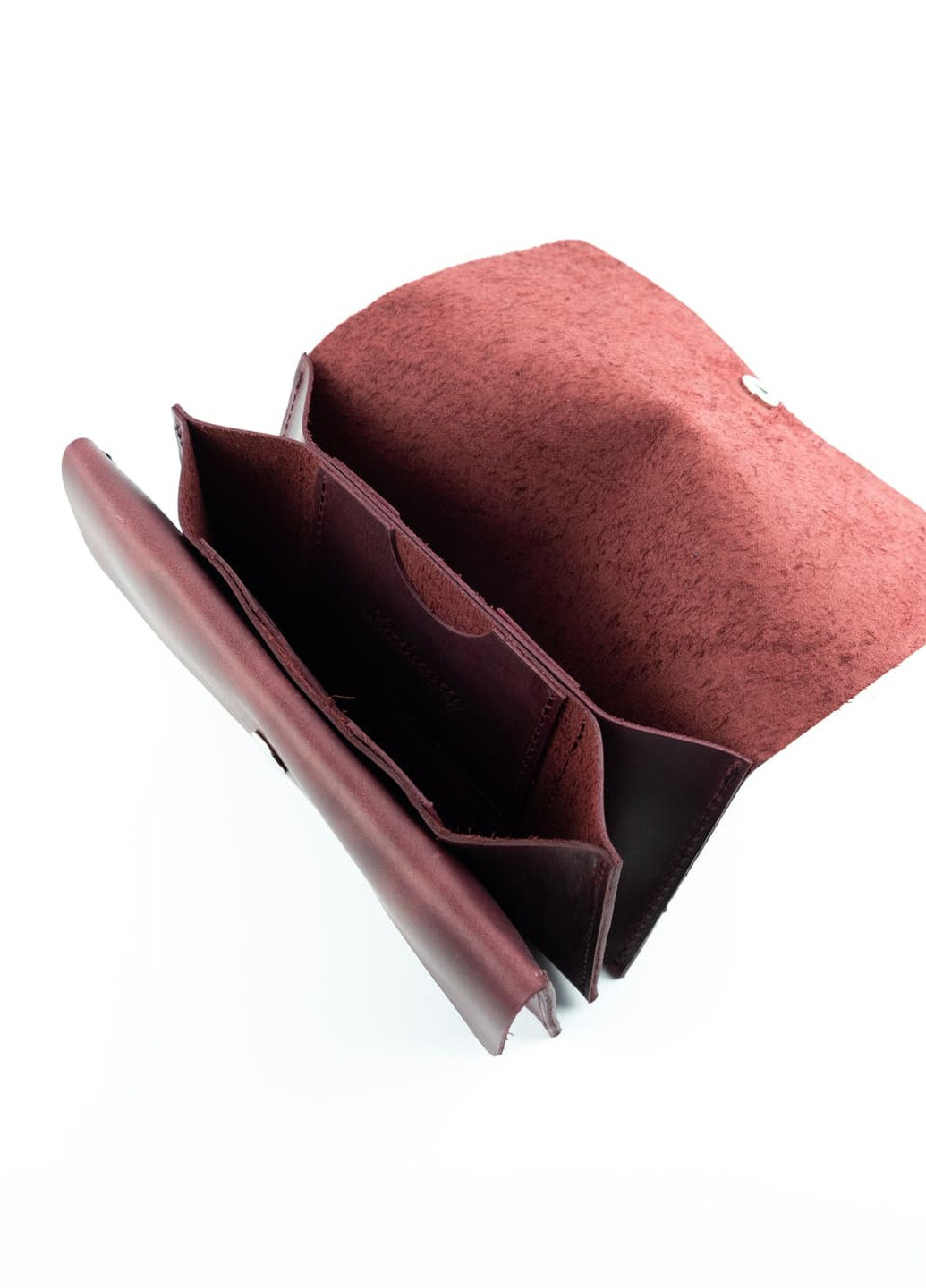 Шкіряний портмоне гаманець Space бордовий марсала вінтажний Kozhanty (252315373)