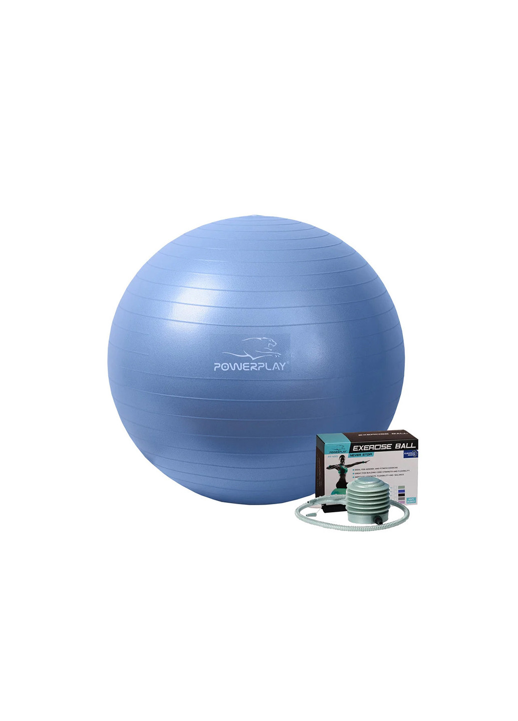 М'яч для фітнесу і гімнастики 65х65 см PowerPlay (231538616)