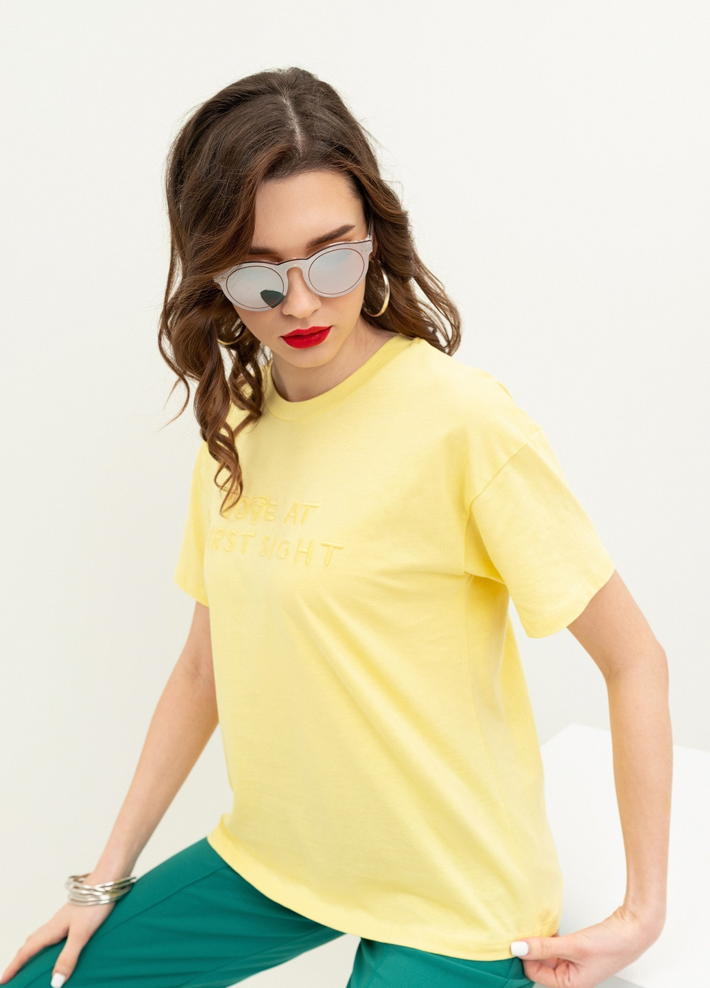 Жовта літня футболка PEPPER MINT