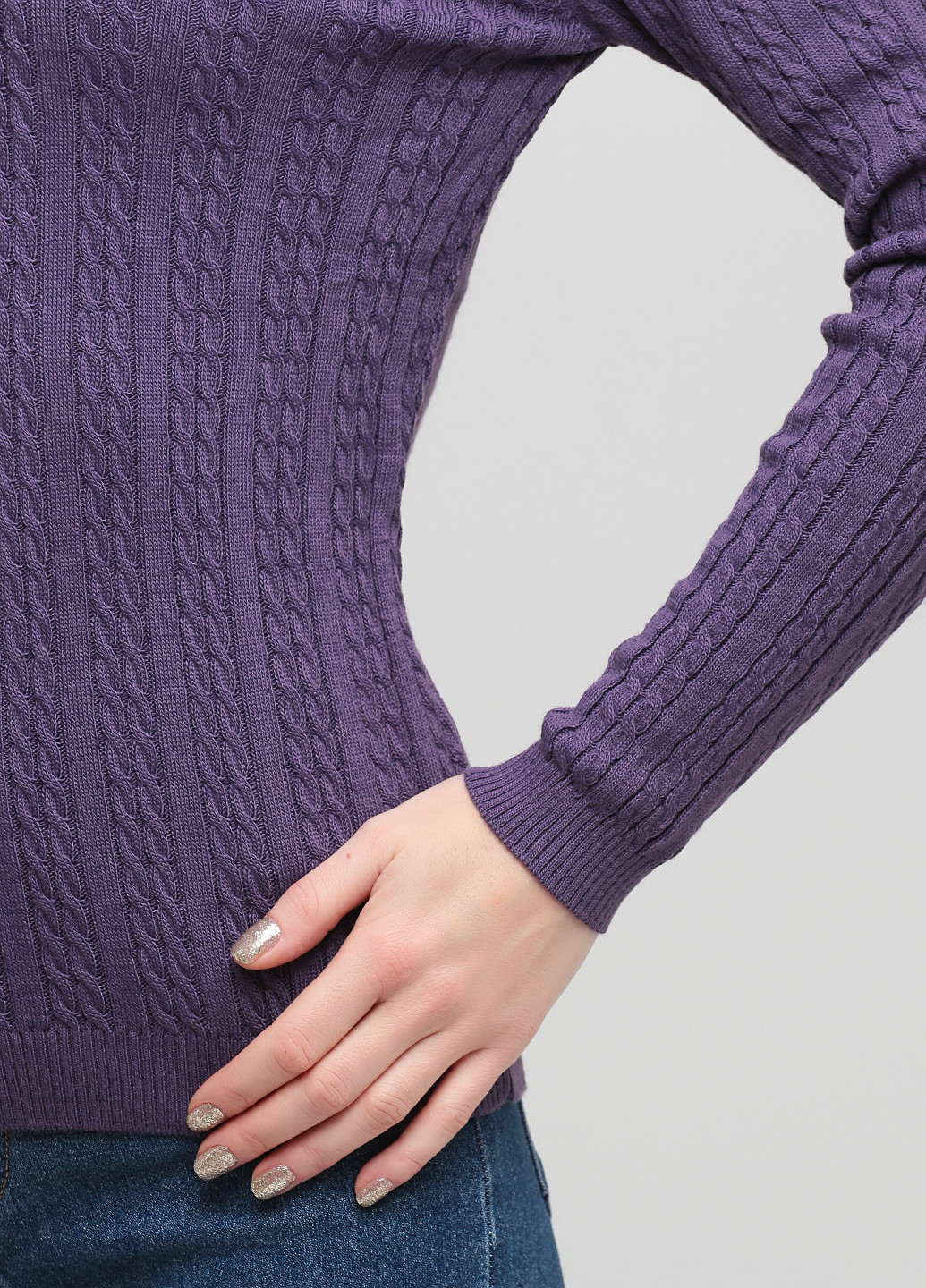 Фіолетовий демісезонний светр Park Hande