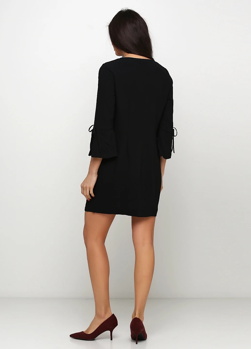 Чорна кежуал сукня а-силует H&M однотонна