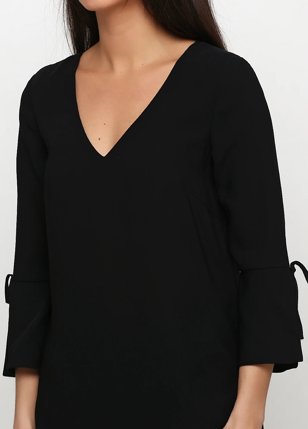 Чорна кежуал сукня а-силует H&M однотонна