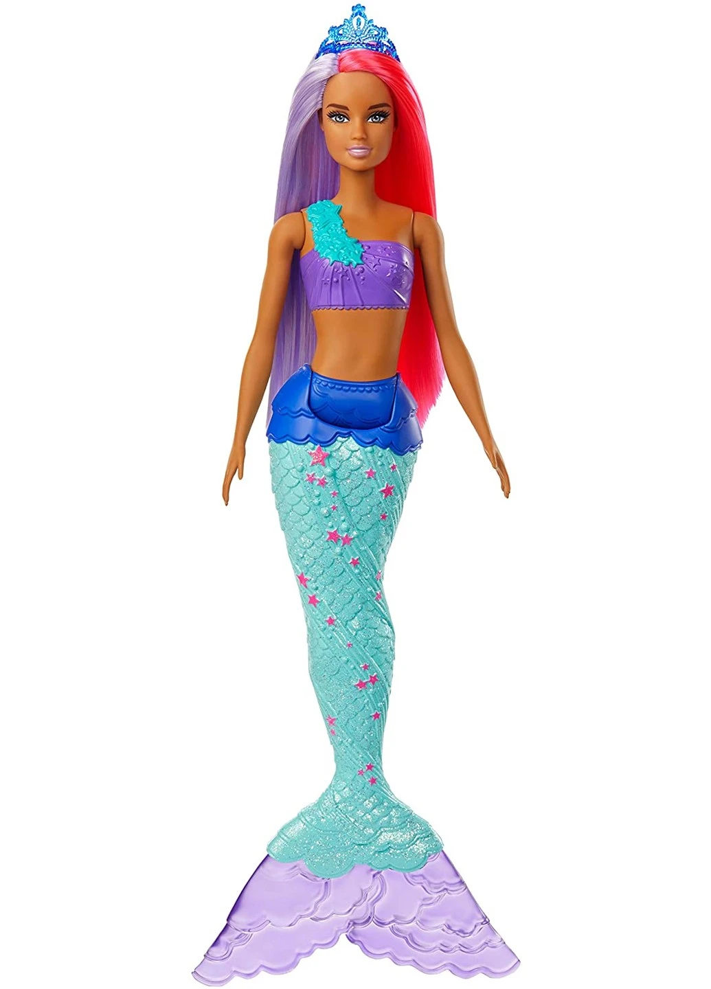 Лялька-русалка Barbie Dreamtopia Mermaid Барбі Дрімтопія з бірюзово-блакитним волоссям (GJK09) Mattel (255665517)