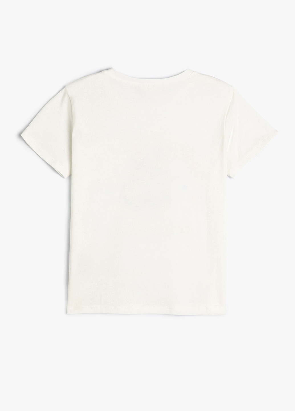 Белая летняя футболка KOTON