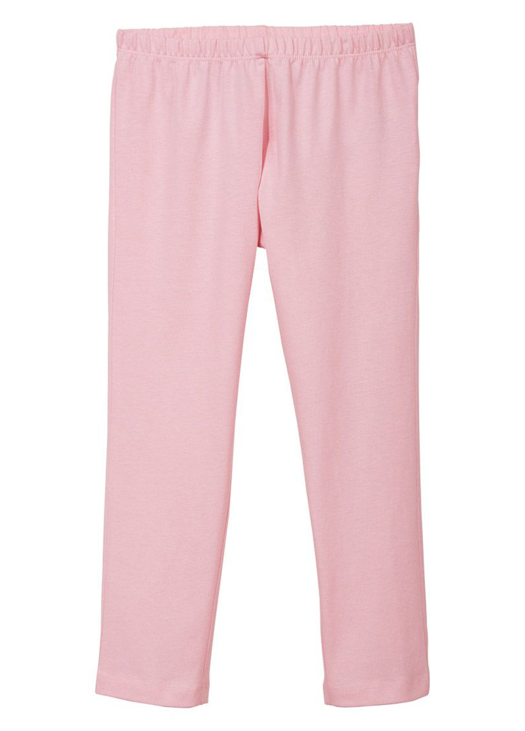 Розовые домашние демисезонные прямые брюки Lupilu