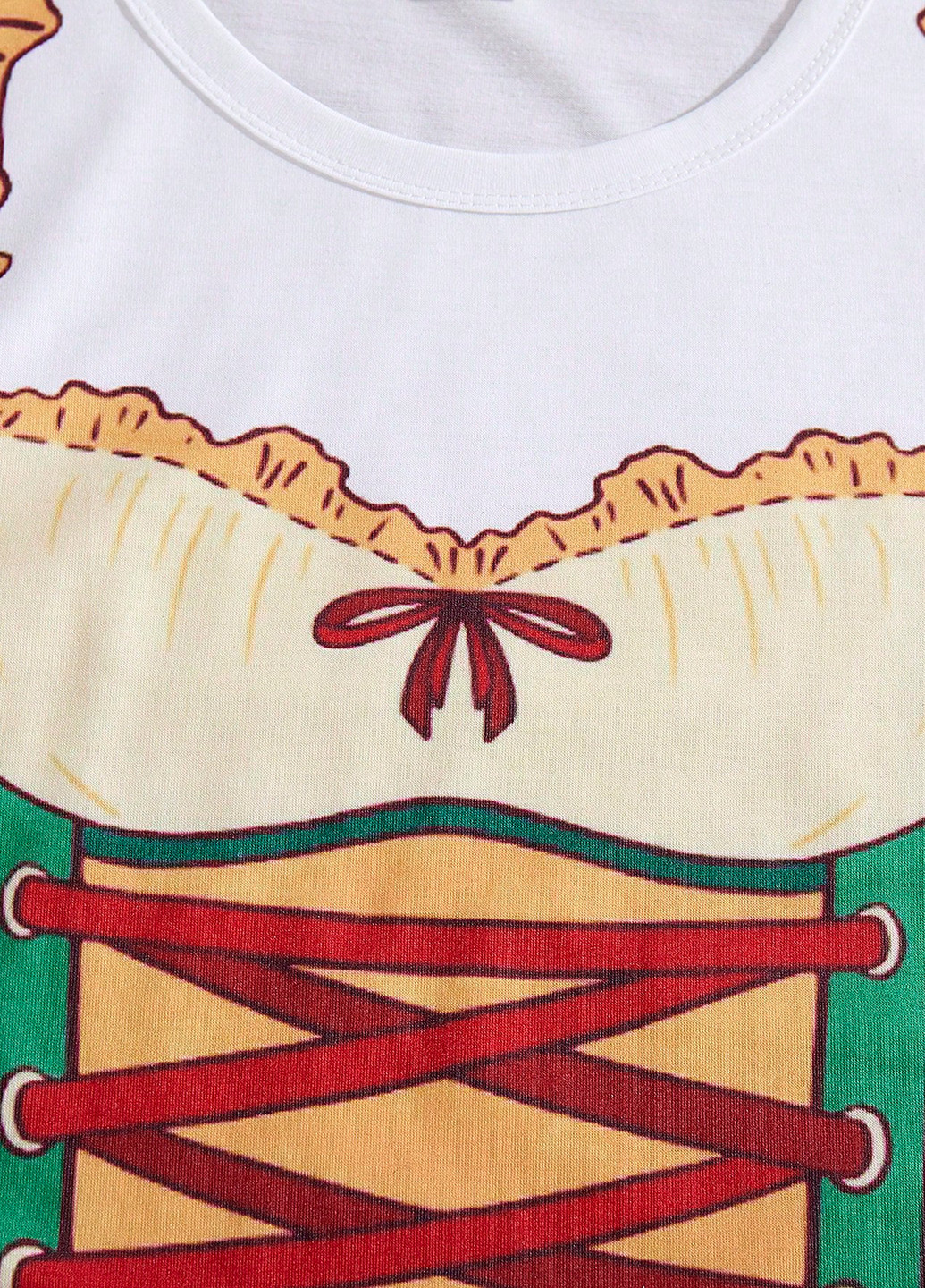 Біла літня футболка SHEIN