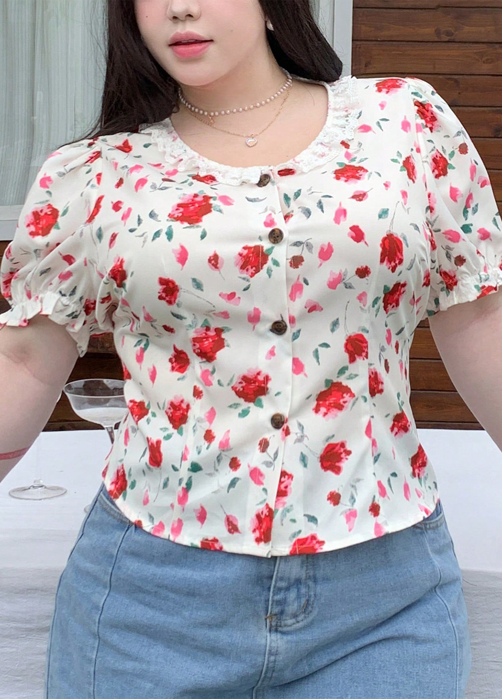 Белая блуза SHEIN