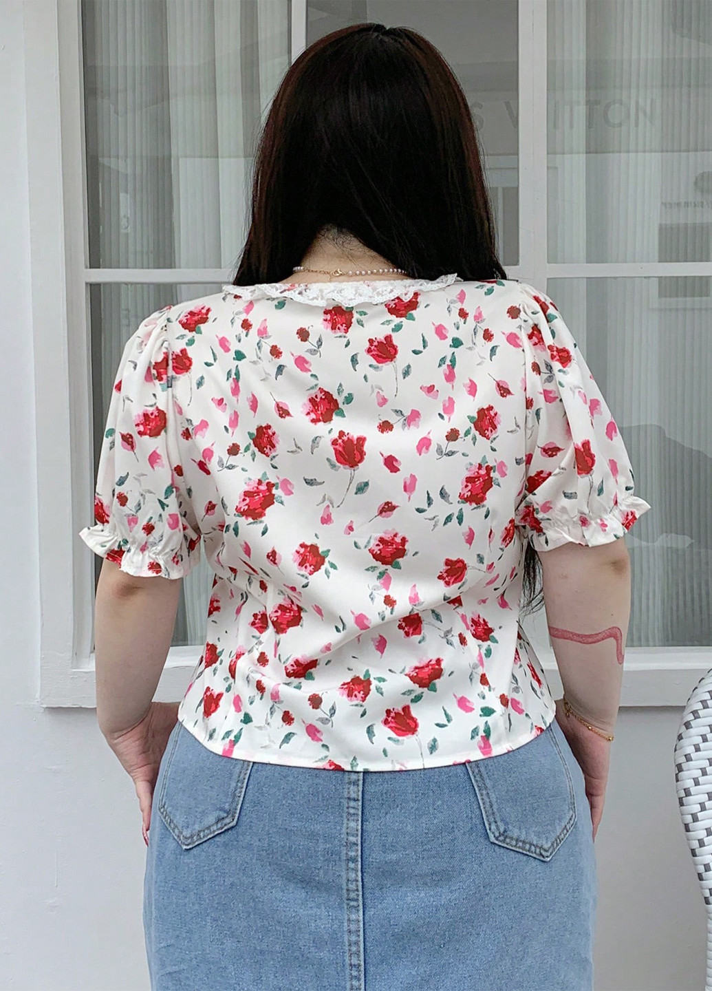 Белая блуза SHEIN