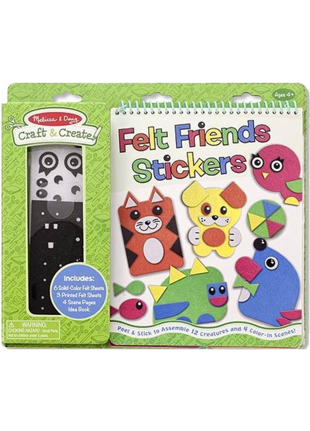 Набір для творчості Набір повстяних наклейок Друзі (MD5060) Melissa&Doug (249597382)