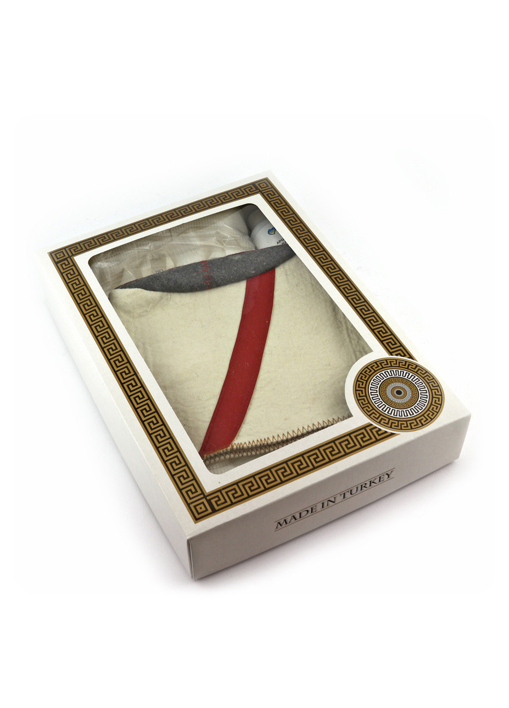 Подарочный набор для сауны 0 Папаха, 3 предмета Luxyart (219905031)