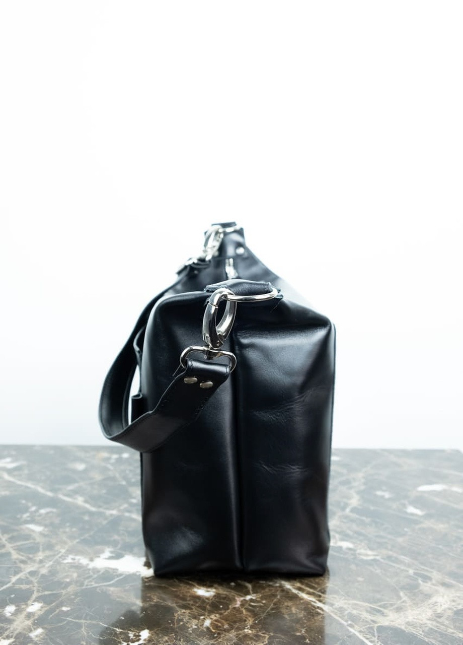 Женская кожаная сумка хобо чёрная. Сумка из натуральной кожи на плечо. Fiona Kozhanty (227786867)