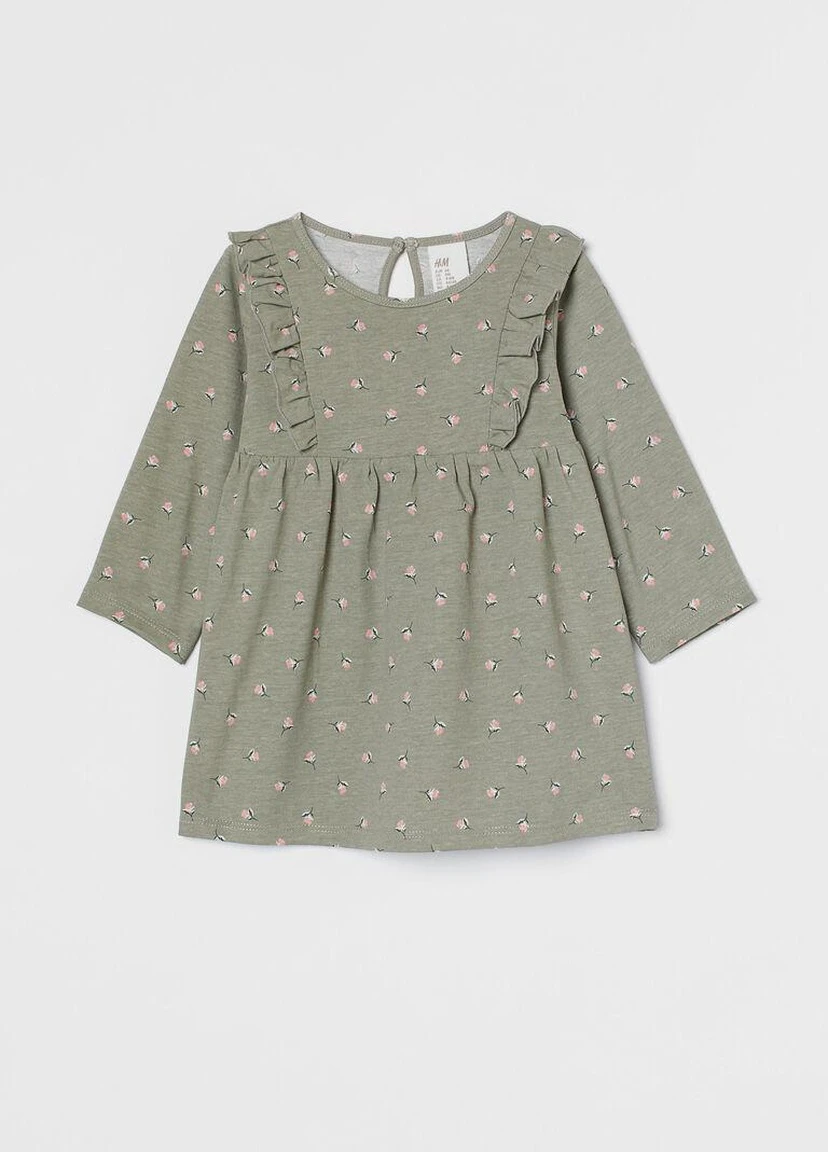 Сіра сукня демісезон,сірий в візерунки, H&M (256276388)