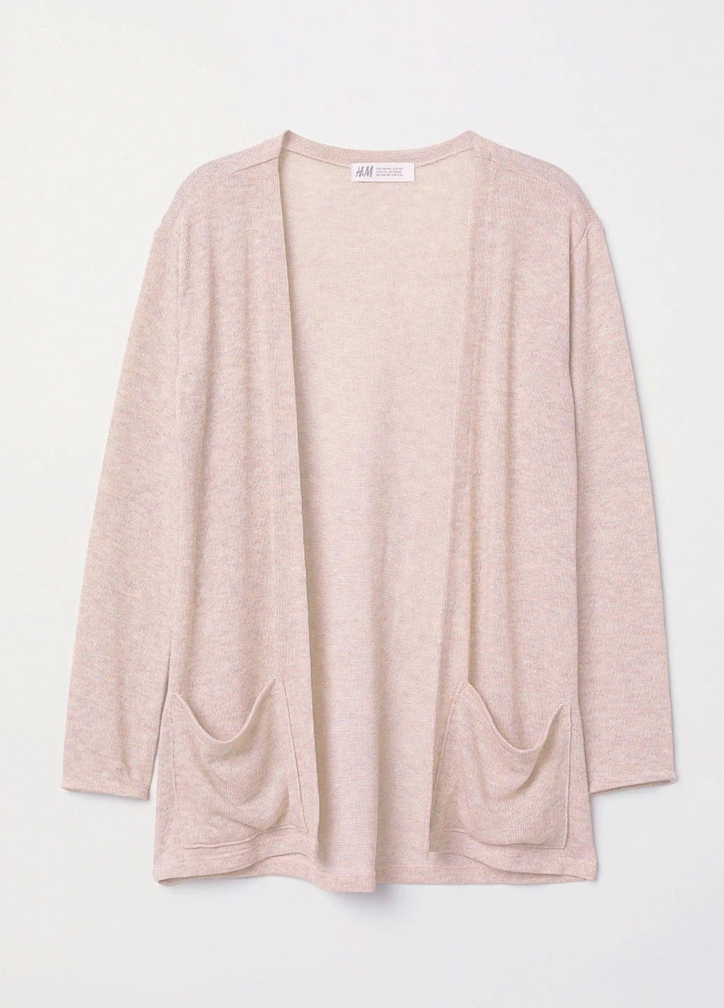Розовый демисезонный кардиган H&M