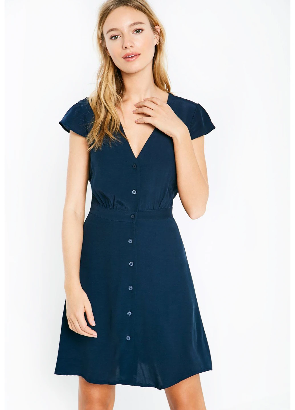 Темно-синее кэжуал платье Jack Wills однотонное