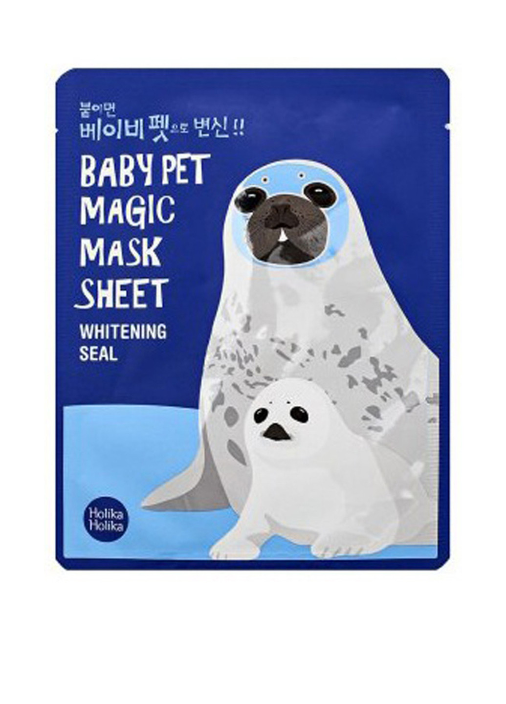 Тканевые маски "Зверюшки" Baby Pet Magic Mask Sheet Seal Holika Holika (88102516)