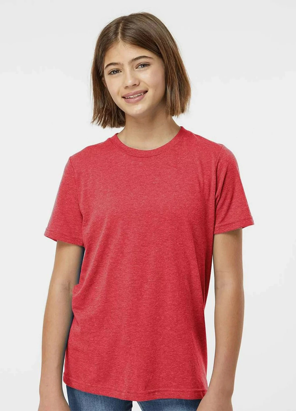 Красная летняя футболка Tultex