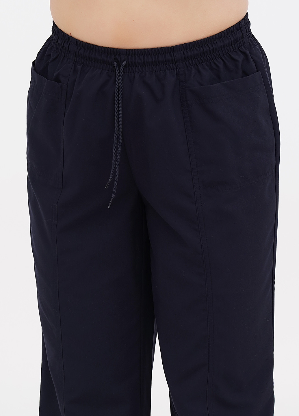 Темно-синие кэжуал демисезонные прямые брюки Catamaran