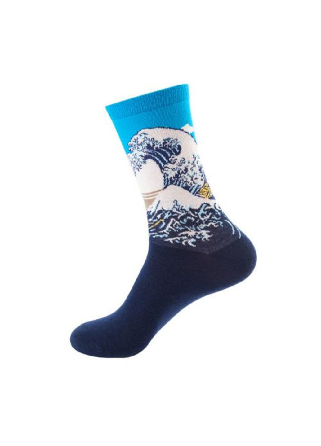 Блакитні шкарпетки mavkasocks яскраві та стильні 9 вал 1 пара MAVKA малюнки (254520078)
