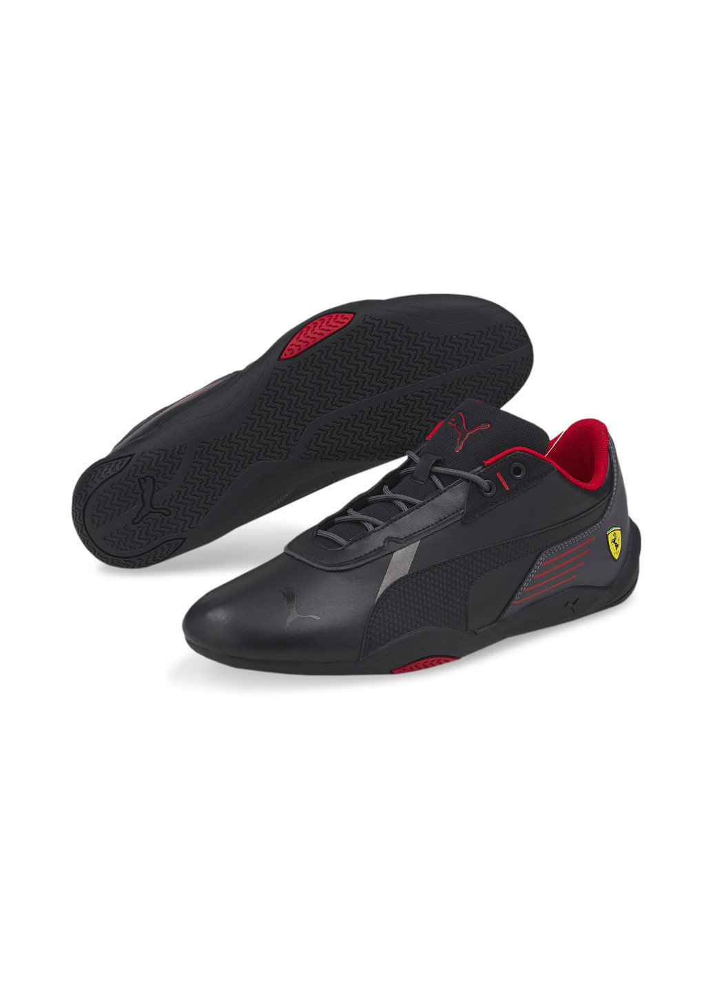 Черные всесезонные кроссовки scuderia ferrari r-cat machina motorsport shoes Puma