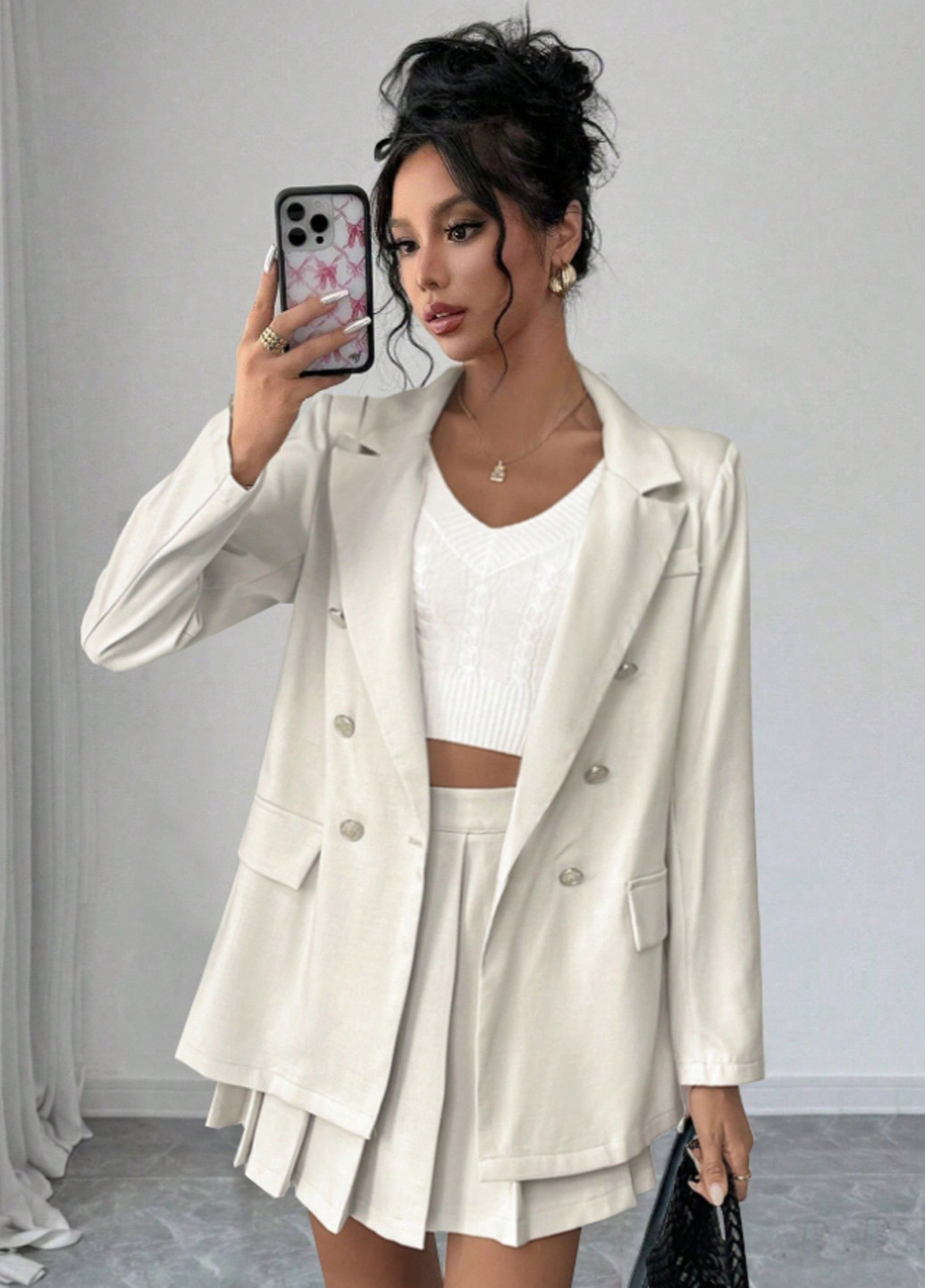 Костюм (жакет, юбка) SHEIN (367436393)