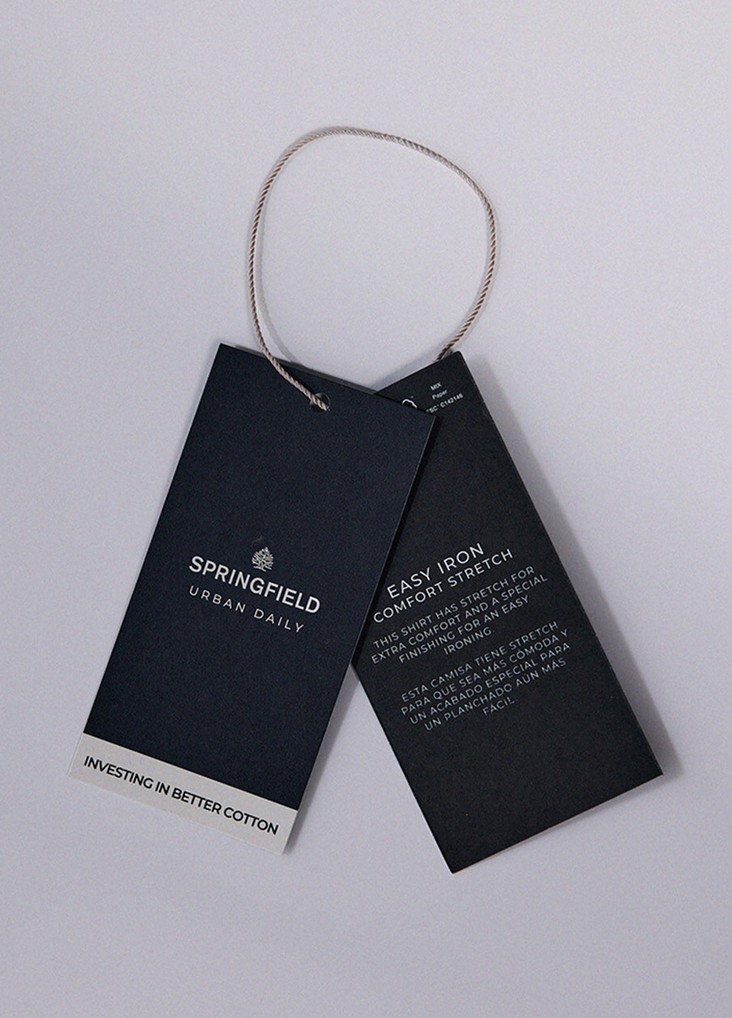 Цветная классическая, кэжуал рубашка с геометрическим узором Springfield