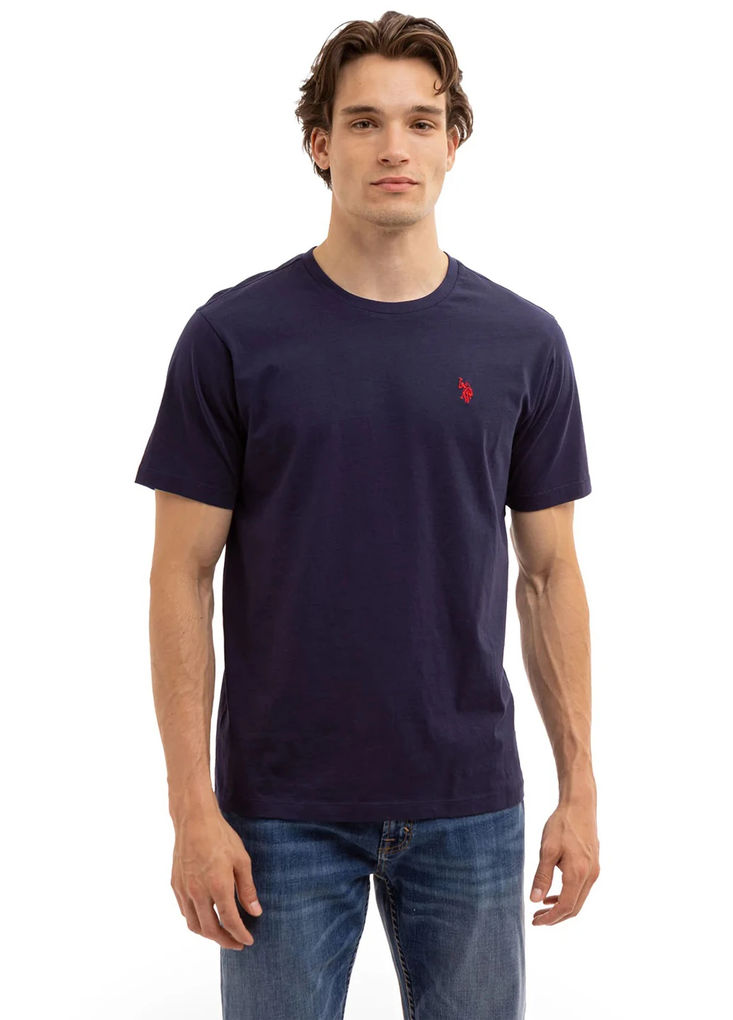 Темно-фіолетова футболка U.S. Polo Assn.